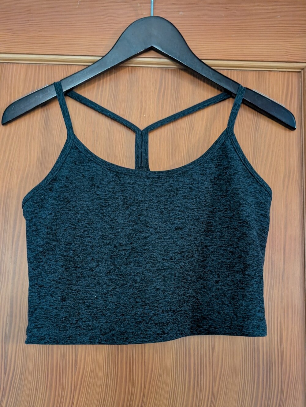 Beyond Yoga Sports Bra In Heathered Charcoal - L